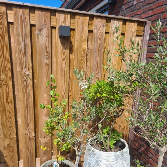 Solar LED wandlamp op zonne energie Sven recht - Voordeelset van 2 stuks