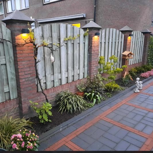 Solar LED wandlamp op zonne energie Sven rond - Voordeelset van 2 stuks