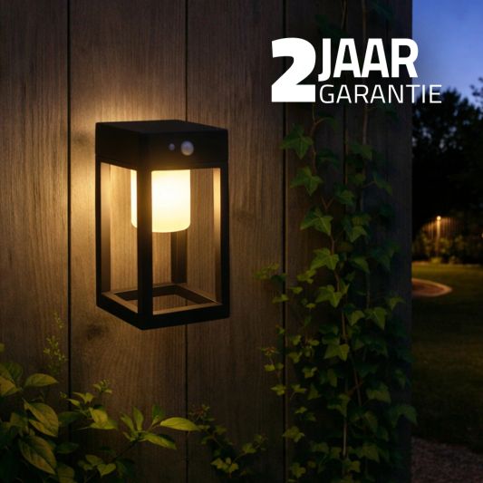 Solar LED wandlamp Svea op zonne energie