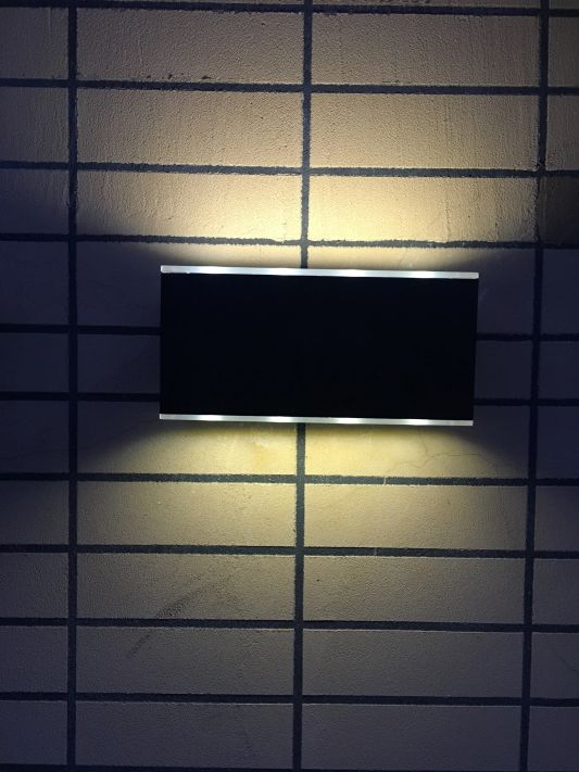 Solar LED wandlamp up downlight Olaf