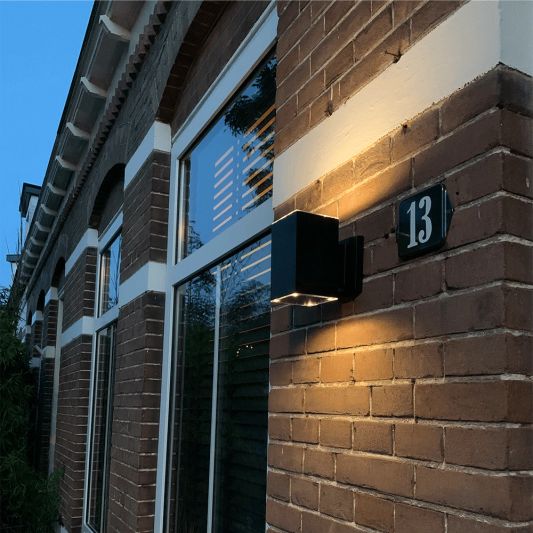 Solar LED wandlamp up downlight Sverre recht