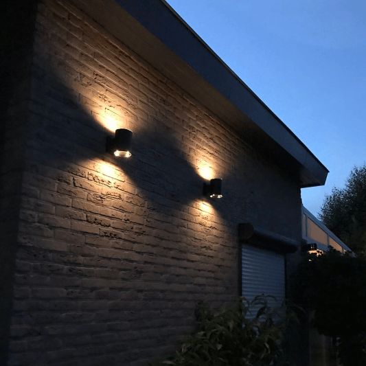 Solar LED wandlamp up downlight Sverre rond