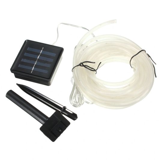 Solar lichtslang Rope met los solarpaneel Buiten ledstrip op zonne energie