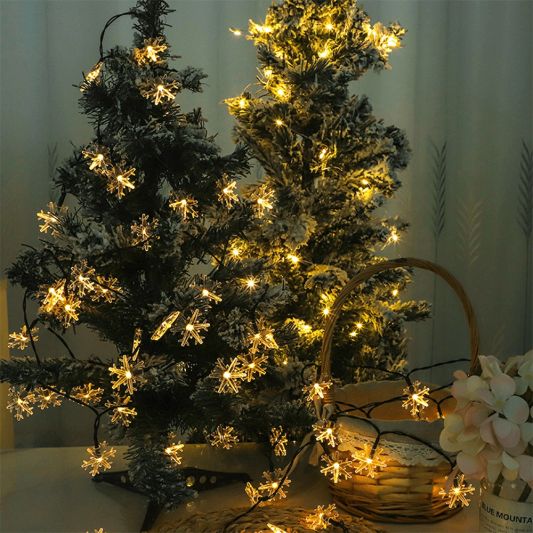 Solar lichtslinger Blitzen sneeuwvlokjes 20 leds