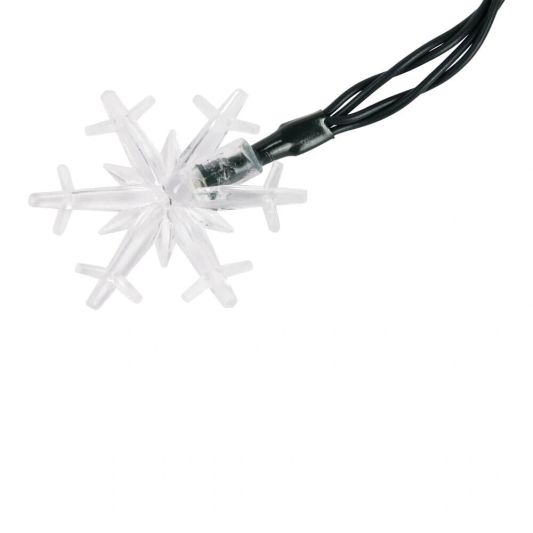 Solar lichtslinger Blitzen sneeuwvlokjes 50 leds