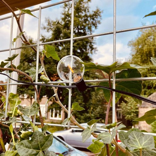 Solar lichtslinger Chain met 10 led filament lampen