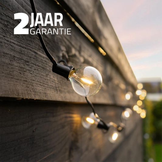 Solar lichtslinger Chain met 10 led filament lampen