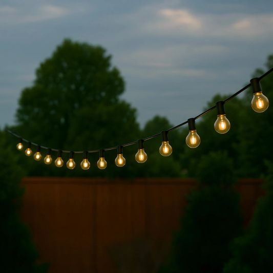 Solar lichtslinger Chain met 25 led filament lampen