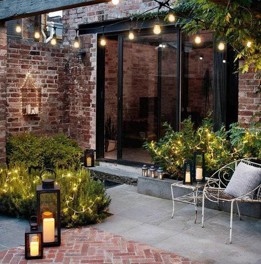 Solar lichtslinger Chain met 30 warm witte led filament lampen