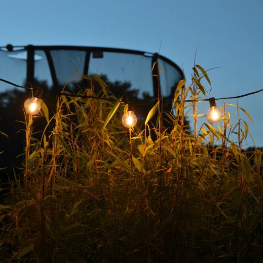 Solar lichtslinger Chain met 50 led filament lampen