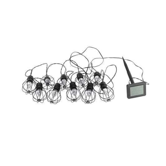Solar lichtslinger Freya met 10 warm witte led lampen
