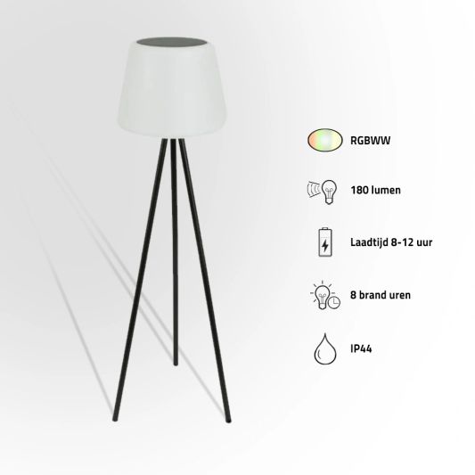 Solar loungelamp Brighton op zonne energie