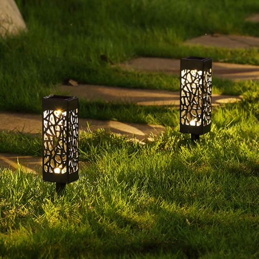 Solar priklamp Bogey met warm wit licht set van 2