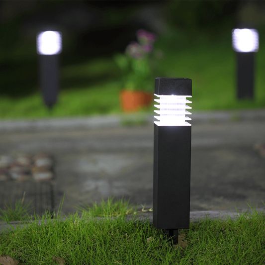 Solar priklamp Condor met warm wit licht voordeelset van 8