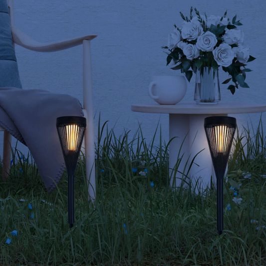 Solar priklamp Elena met warm wit licht - Set van 2 stuks