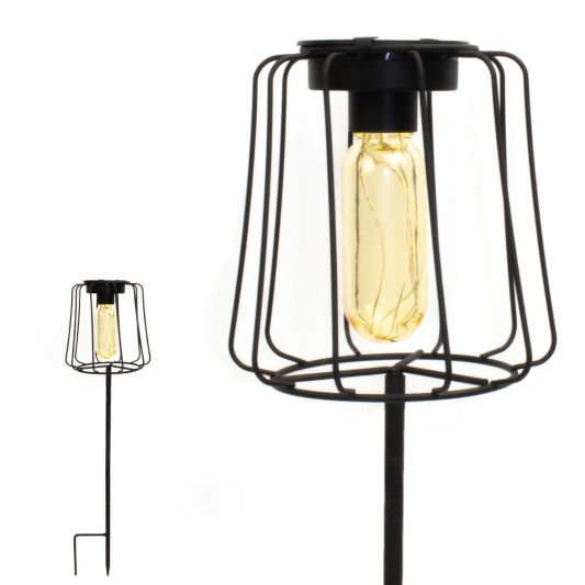 Solar priklamp Essence op zonne energie met filament led lamp - Rechte afwerking