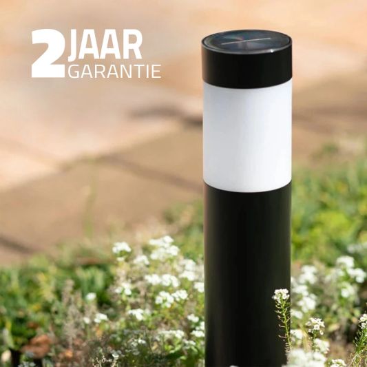 Solar priklamp Lucifer zwart padverlichting op zonne-energie (2 stuks)