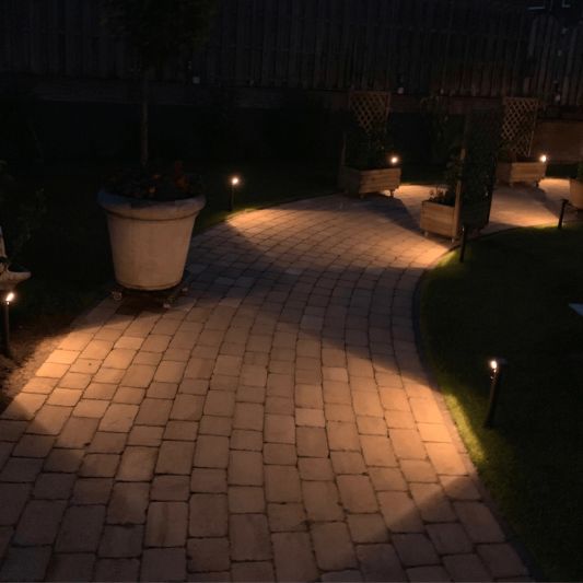 Solar priklamp Move padverlichting II zwart met bewegingssensor set van 4 stuks