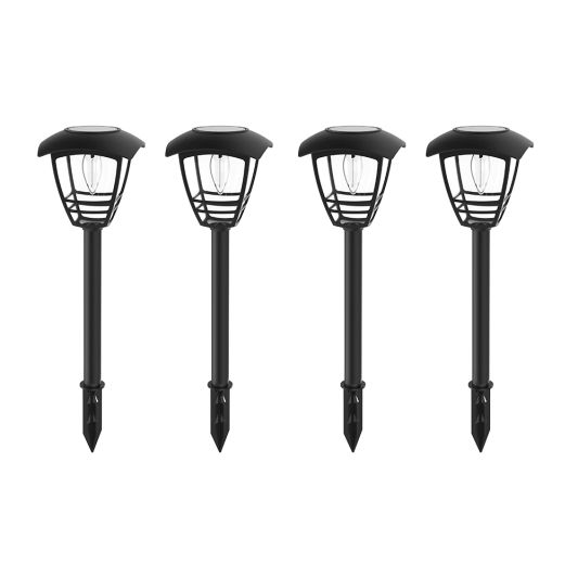 Solar priklamp Prickle met warm wit licht voordeelset van 4
