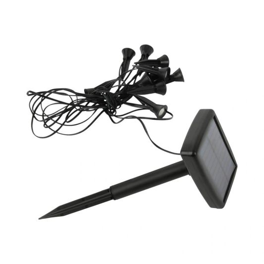 Solar priklampjes set Tulip - 10 lampjes aan 1 snoer - Warm wit