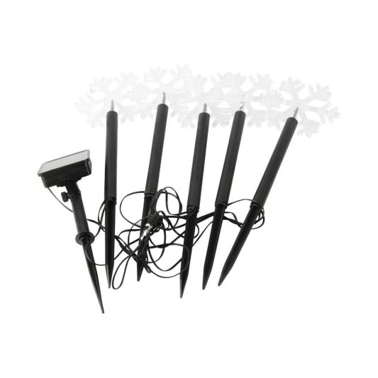 Solar priklampjes sneeuwvlokken set Vixen