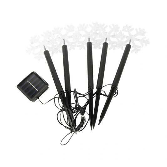 Solar priklampjes sneeuwvlokken set Vixen