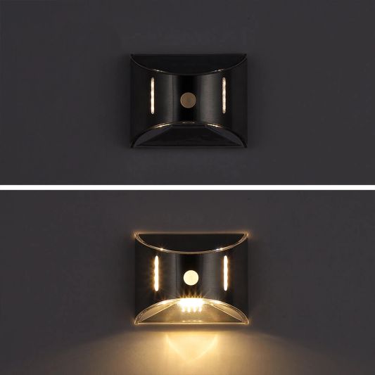 Solar RVS buitenlamp Glare met bewegingssensor - Voordeelset van 3