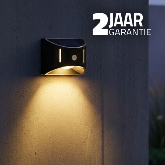 Solar RVS buitenlamp Glare met bewegingssensor - Voordeelset van 3