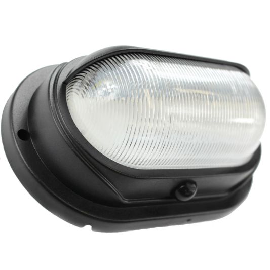 Solar sensorlamp Bullet met los solarpaneel zwart