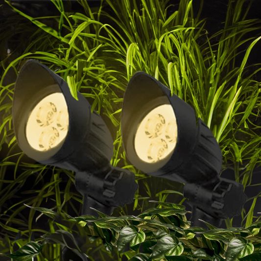 Solar spot Heads complete set met twee spots en los solarpaneel