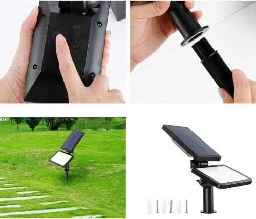 Solar spot Underground voor wandmontage of grondspies - Tuinspot op zonne energie