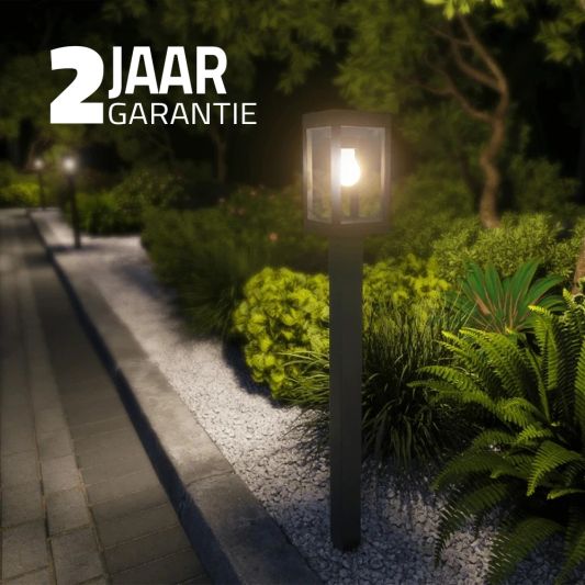 Solar staande lamp Cube op zonne-energie - Warm wit filament
