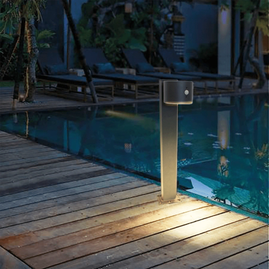 Solar staande lamp Sven op zonne-energie - Tuinlamp met schemer- en bewegingssensor