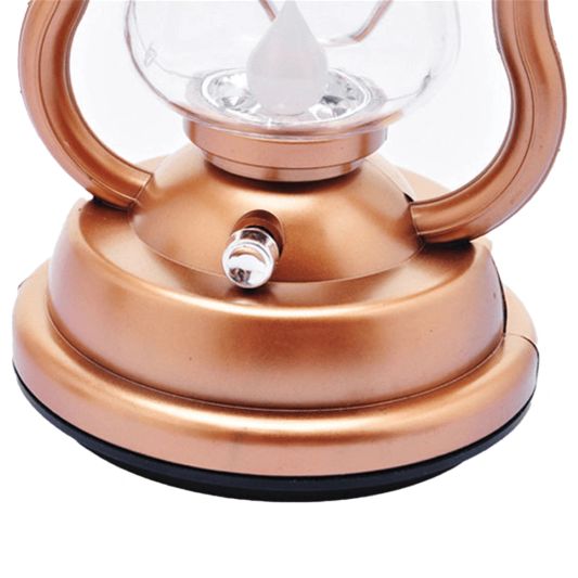 Solar storm windlicht OiL Op zonne energie kleur brons