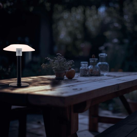 Solar tafellamp Juno op zonne energie