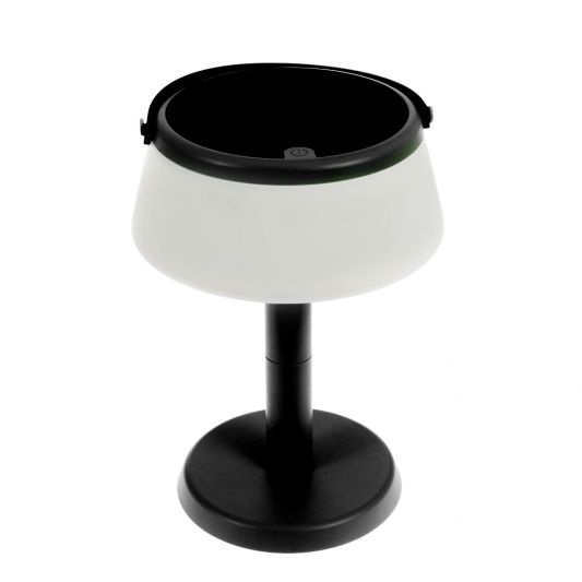 Solar tafellamp Malmo op zonne energie zwart