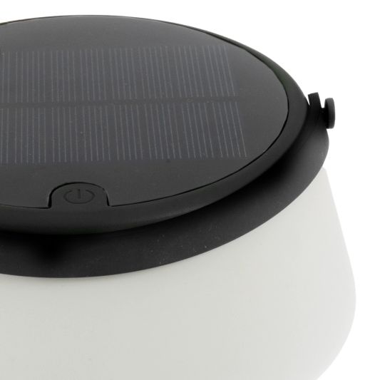 Solar tafellamp Malmo op zonne energie zwart