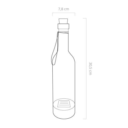 Solar tafellamp Vino Lime green op zonne energie