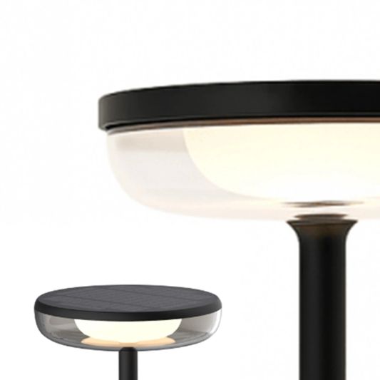 Solar tafellamp Vita - touch dimbaar in warm wit - Zwart