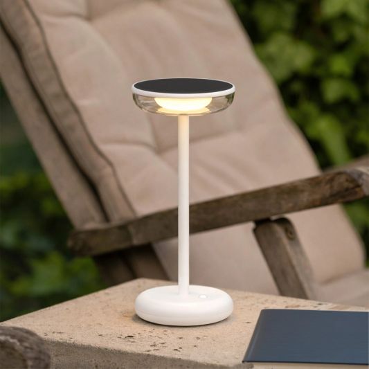 Solar tafellamp Vita - Wit - Voordeelset van 2