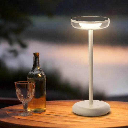 Solar tafellamp Vita - Zandkleur - Voordeelset van 2