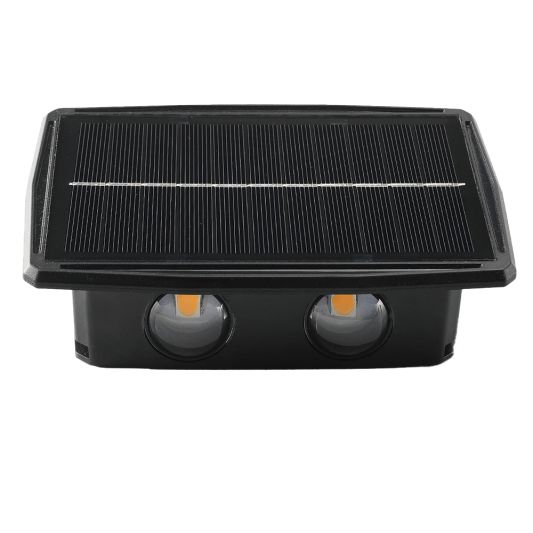 Solar up down wandlamp Njord met warm wit licht - Voordeelset van 3