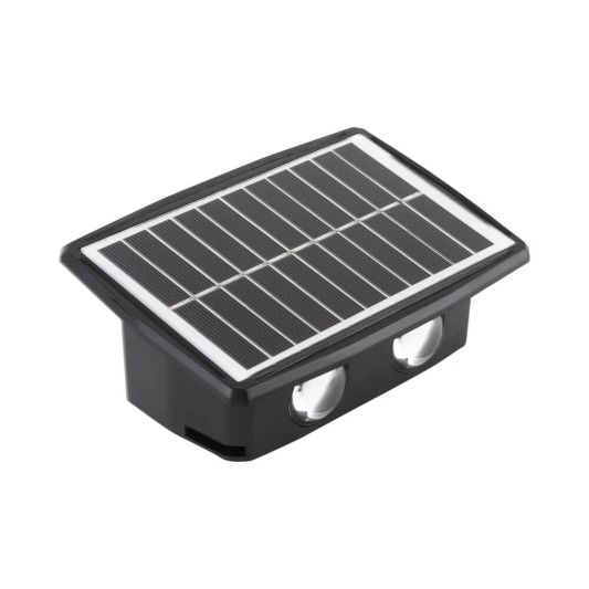 Solar up down wandlamp Njord met warm wit licht