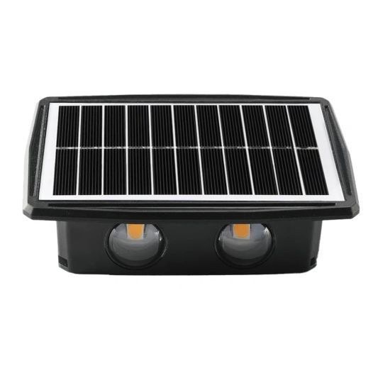 Solar up down wandlamp Njord met warm wit licht - Voordeelset van 4