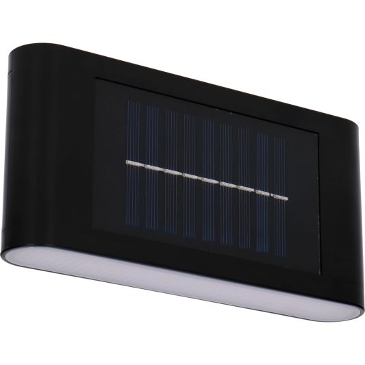 Solar up down wandlamp Tube met warm wit licht