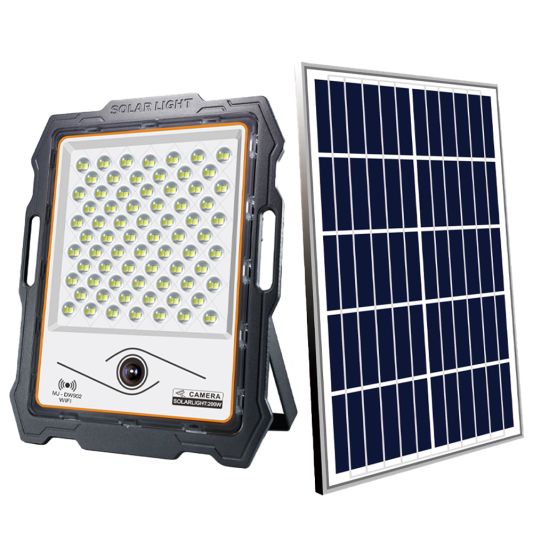 Solar veiligheidslamp Focus met camera en los zonnepaneel
