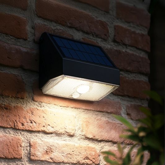Solar Wandlamp Beam met schemer- en bewegingssensor op zonne-energie
