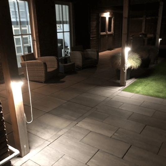 Solar Wandlamp Beam met schemer- en bewegingssensor op zonne-energie set van 2 stuks