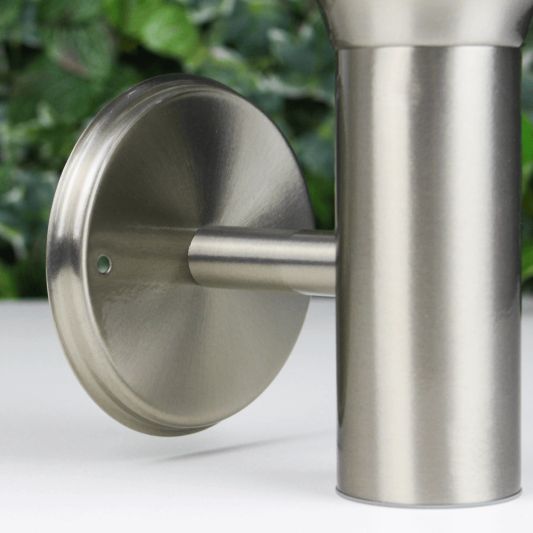 Solar wandlamp Bern RVS met sensor