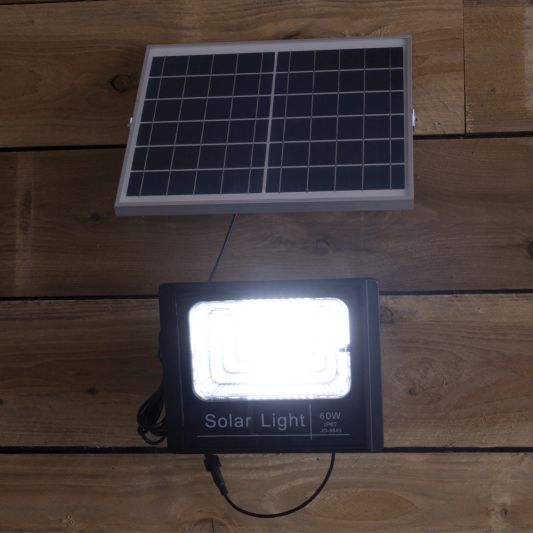 Solar wandlamp Capital III met los zonnepaneel